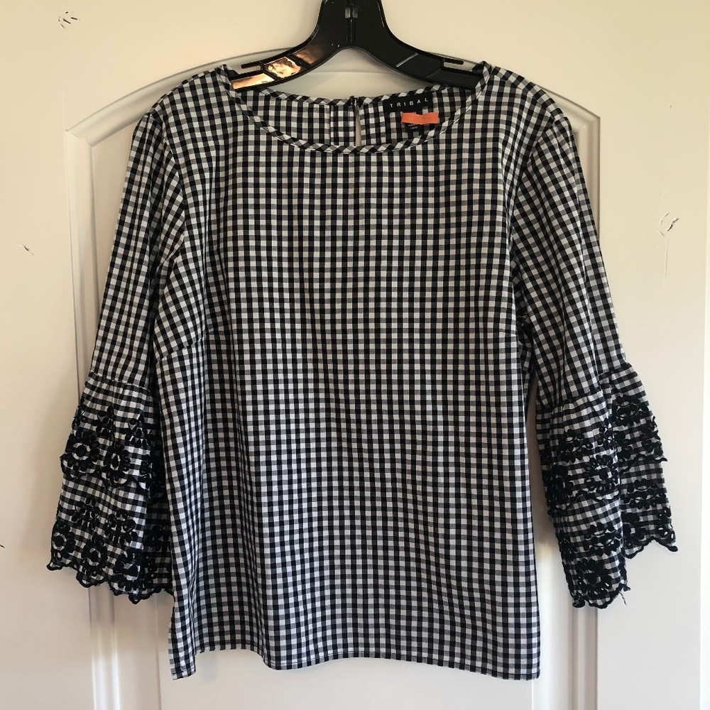 Tribal brand Checked Blouse